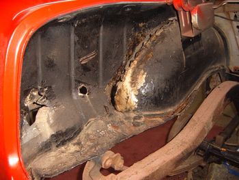 57_Chevy_left_rear_inner_trunk_wall_before
