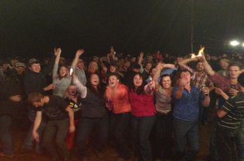 Cabanandra Camp Draft Crowd going off
