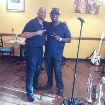 Romell Wilson and me at Seasons Restaurant
