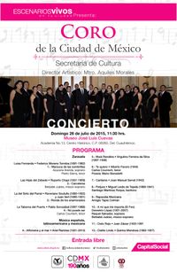 Concierto del Coro de la Ciudad de México