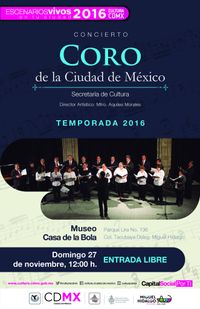 Coro de la Ciudad de México en concierto