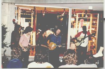 My group, Public Domain, 1982 in Harvard Sq.

