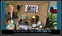 One Man Banjo LIVE at 105 Cigar Co.