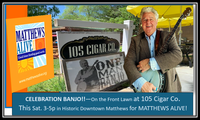 One Man Banjo LIVE at 105 Cigar Co.