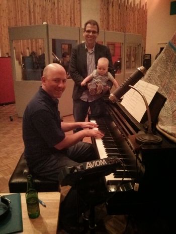 Producer Randy Knaflic, Avery and Rick Germanson
