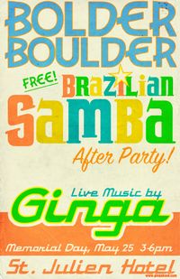 Ginga Bolder Boulder After Party