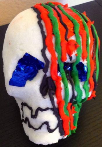2012 Sugar Skull 04 "Half Face"
