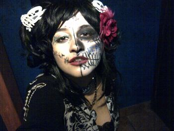 Sugar Skull makeup by Bosh Bonesy Photo by Bosh Bonesy

