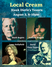 Local Cream Songwriter Showcase w/Lynn Hollyfield, Mark Rogers and David Potts-Dupre