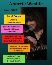 Annette Wasilik & The Porchmen with special guest Claudia Gibson