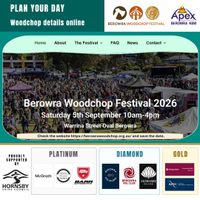 Miss French at the Berowra Woodchop Festival