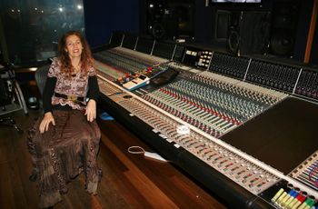 At Studios 301 in Sydney recording the first album 2016
