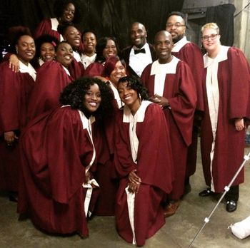 Powerhouse Christmas with the Clemons picture with Carvin Winans
