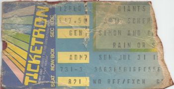 Simon & Garfunkel - 7/31/83
