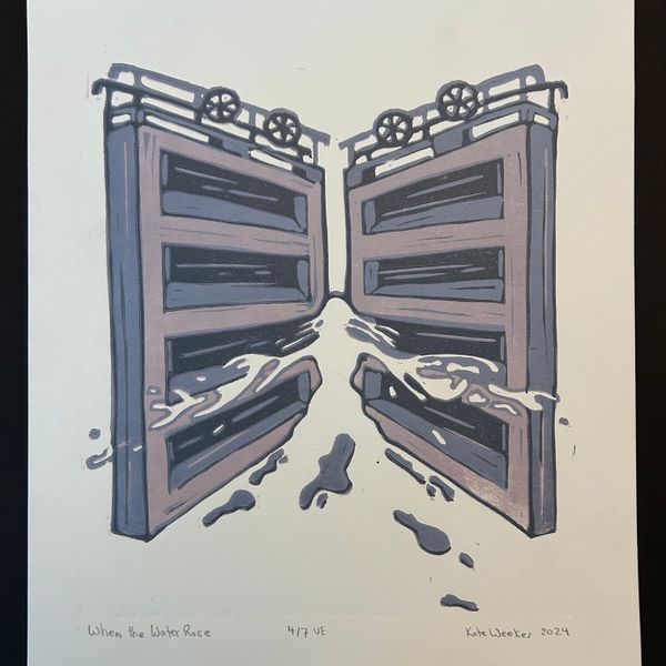 When the Water Rose Print