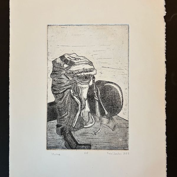 'Home' Etching