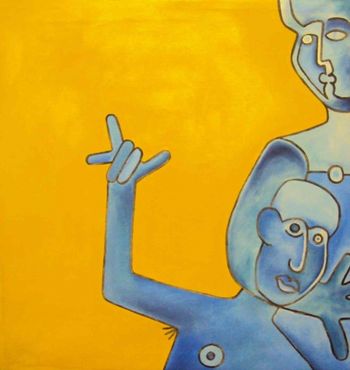 Patti's Blue Couple

