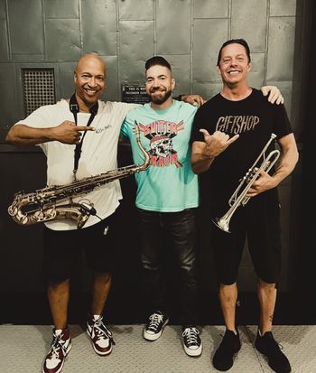 Matt with Rob Miller and Brendan Stiles.
