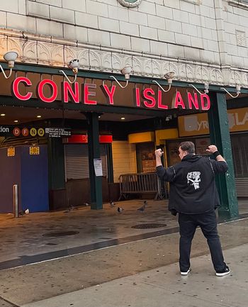 Damian at Coney Island Subway Station. BKLYN. Photo by NicVan7 Prod.
