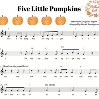 Five Little Pumpkins Song