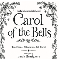 Carol Of The Bells - early intermediate piano solo