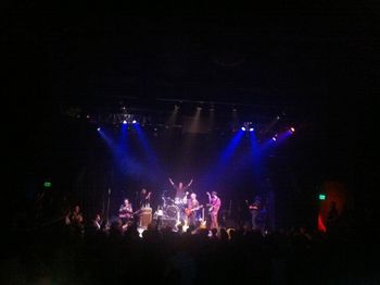 The Fox in Boulder Co. A round of applause for the drummer!
