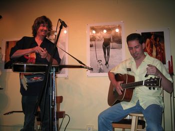 Me and Jim Unplugged coffee shop with Jim Bolek
