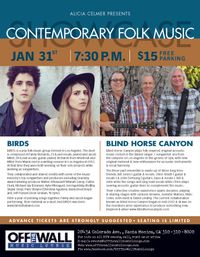 BLIND HORSE CANYON / BIRDS @ OFF THE WALL SANTA MONICA!