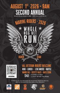 Marine Riders Whole Hog Vet Run
