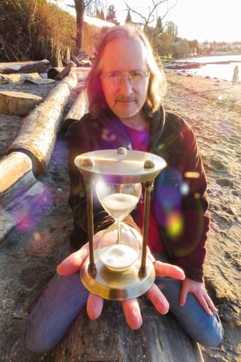 Cary Heuchert - “Hourglass” (CD - Back cover photo)
