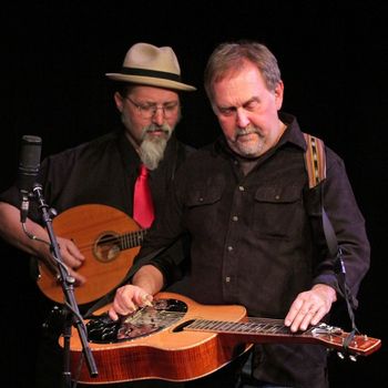 ME and Kevin Maul at Steamer No. 10 Theatre One of my favorite musical partners. He's featured on four of albums and I am honored by his contributions.
