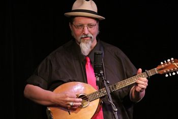 ME at Steamer No. 10 Theatre 50th Birthday Concert, with octave mandolin
