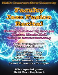 Middle Tennessee State University Faculty Jazz Fusion Concert