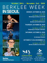 Berklee Week in Seoul with SJA Music Institute and the CJ Cultural Foundation