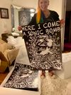 Sonic Bomb Poster - (Black n White)