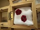Beautiful Rose Earrings made by Josephine 