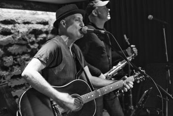 With Brock Miller at Blue Martini Club, Vancouver 2017
