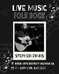 Stephen Evans at River Arts District Brewing