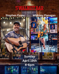 Stephen Evans & Whitney Flanagan at 5 Walnut Wine Bar