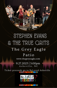 Stephen Evans & the True Grits at The Grey Eagle Patio