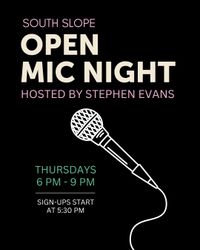 South Slope Open Mic hosted By Stephen Evans