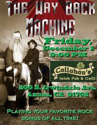 The Way Back Machine @ Callahan's
