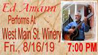 Ed Amann Performs at West main St. Winery