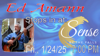 Ed Amann Stops In at Sense by the Falls