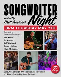 Brett Auerbach's Songwriter Night