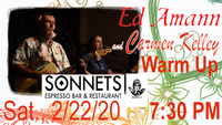 Ed Amann and Carmen Kelley Warm Up Sonnets