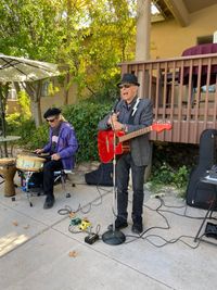 Mighty Tim Young & The Sir Mighty, Steve Schutz on percussion.