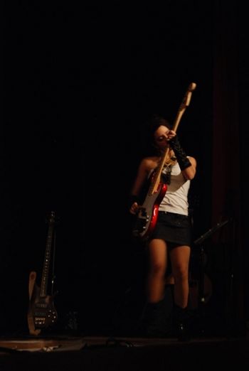 Sidonie Richard on bass between 2009 and 2012
