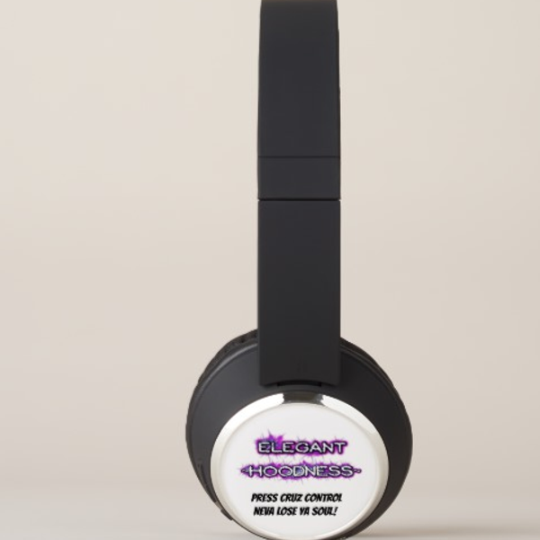 GTM ELEGANT HOODNESS BEEBOP BLUETOOTH HEADPHONES PURP