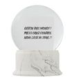 GETTIN THIS MONEY SNOW GLOBE
